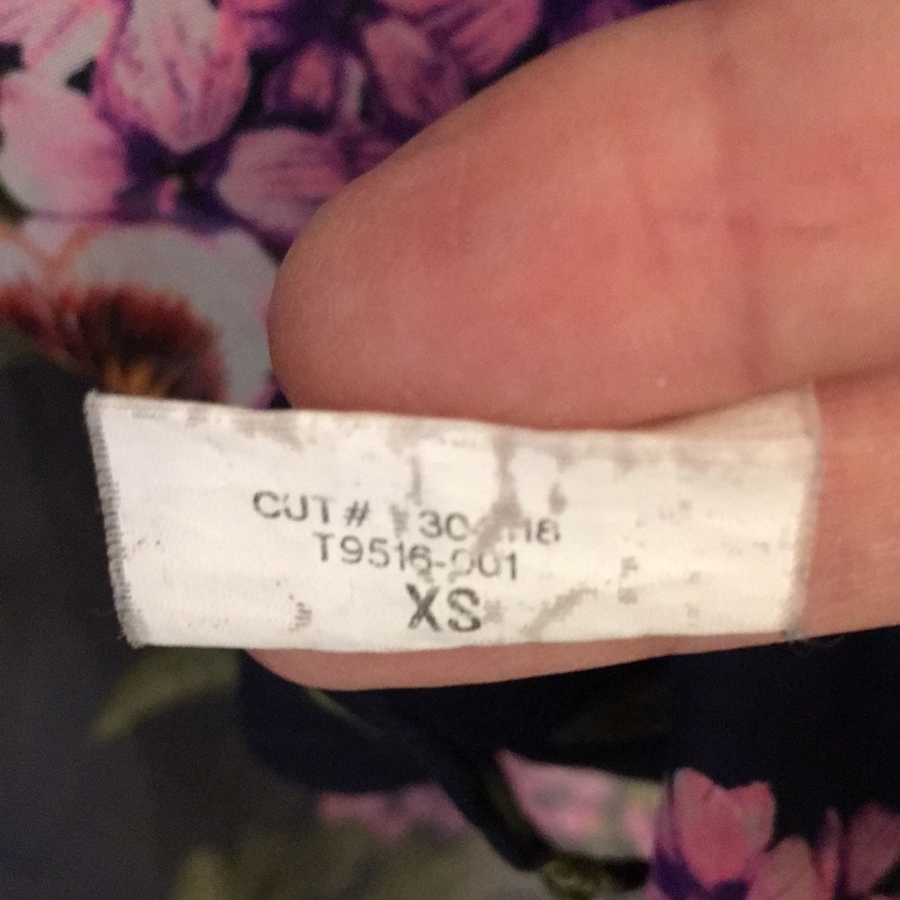 Anthropologie Lush floral sheer kimono size XS - Picture 3 of 4